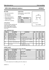 浏览型号BFR505T的Datasheet PDF文件第2页