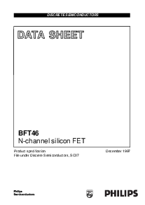 浏览型号BFT46的Datasheet PDF文件第1页