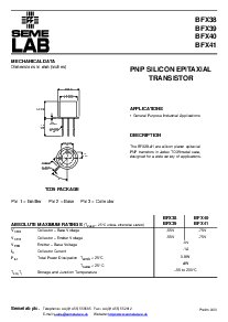 浏览型号BFX40的Datasheet PDF文件第1页