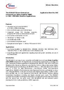 浏览型号BGA622的Datasheet PDF文件第1页