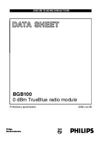 浏览型号BGB100的Datasheet PDF文件第1页