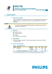 浏览型号BGE788的Datasheet PDF文件第1页