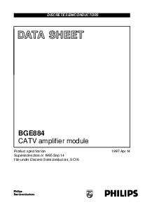浏览型号BGE884的Datasheet PDF文件第1页