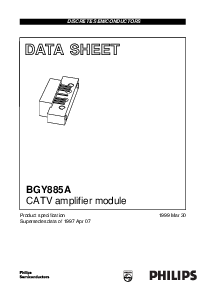 浏览型号BGY885A的Datasheet PDF文件第1页