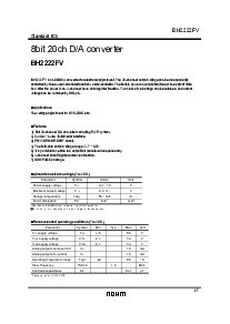 浏览型号BH2222FV的Datasheet PDF文件第1页