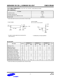 浏览型号K6R4008V1B-I12的Datasheet PDF文件第5页