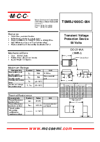 浏览型号TSMBJ1005C-064的Datasheet PDF文件第1页
