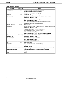 浏览型号UPD23C128080BLGY-MJH的Datasheet PDF文件第6页