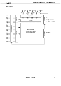 浏览型号UPD23C16040BLGY-MKH的Datasheet PDF文件第7页