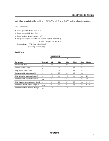 浏览型号HM62V8512BLRR-7SL的Datasheet PDF文件第7页