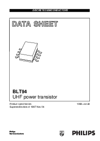 浏览型号BLT94的Datasheet PDF文件第1页