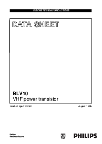 浏览型号BLV10的Datasheet PDF文件第1页
