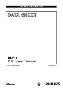 浏览型号BLV11的Datasheet PDF文件第1页