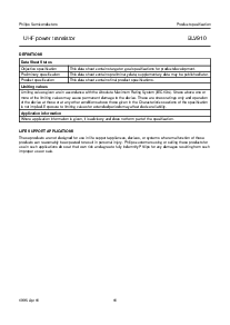 浏览型号BLV910的Datasheet PDF文件第11页