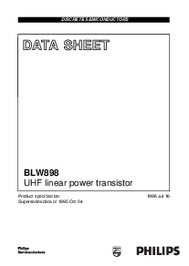 浏览型号BLW898的Datasheet PDF文件第1页