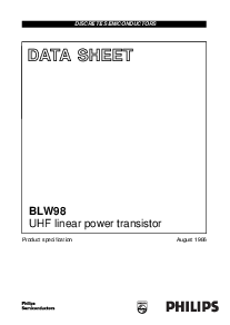 浏览型号BLW98的Datasheet PDF文件第1页