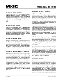 浏览型号MX29LV401BMC-70的Datasheet PDF文件第5页