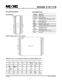 浏览型号MX29LV161BMC-70的Datasheet PDF文件第2页