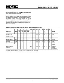 浏览型号MX29LV161BMC-70的Datasheet PDF文件第7页