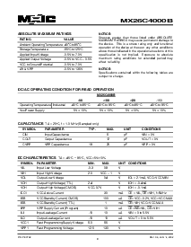 浏览型号MX26C4000BMI-10的Datasheet PDF文件第9页