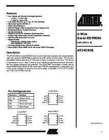 浏览型号AT24C64BN-10PI-2.7的Datasheet PDF文件第1页