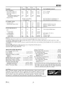 浏览型号AD7891BP-1的Datasheet PDF文件第3页