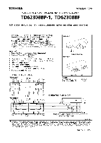 浏览型号TD62308BP-1的Datasheet PDF文件第1页