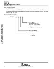浏览型号TMS28F033-33BPAFL的Datasheet PDF文件第2页