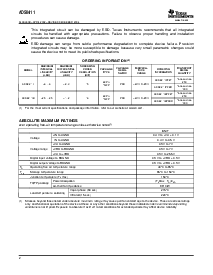 浏览型号ADS8411IBPFBR的Datasheet PDF文件第2页