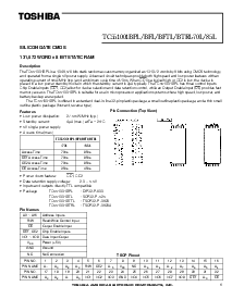 浏览型号TC551001BPL-70L的Datasheet PDF文件第1页