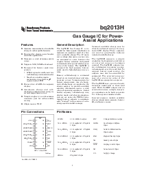 浏览型号BQ2013H的Datasheet PDF文件第1页