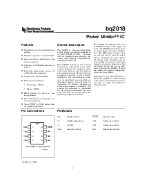 浏览型号BQ2018SN的Datasheet PDF文件第1页