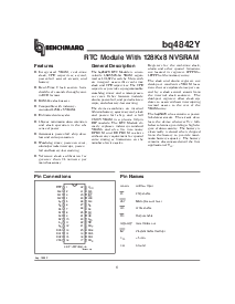 浏览型号BQ4842YMA-85的Datasheet PDF文件第1页