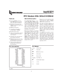 浏览型号BQ4832YMA-85的Datasheet PDF文件第1页