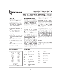 浏览型号BQ4847YMT的Datasheet PDF文件第1页