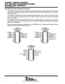 浏览型号CD4051BQPWRQ1的Datasheet PDF文件第2页