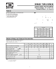 浏览型号BR610的Datasheet PDF文件第1页
