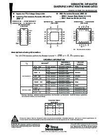 浏览型号SN74AHCT00DBRE4的Datasheet PDF文件第1页