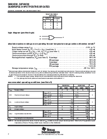浏览型号SN74HC32DBRE4的Datasheet PDF文件第2页