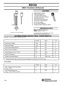浏览型号BS108的Datasheet PDF文件第1页