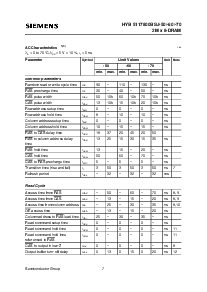 浏览型号HYB5117800BSJ-50的Datasheet PDF文件第7页