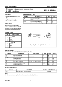 浏览型号BSN10A的Datasheet PDF文件第2页