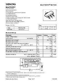 浏览型号BSP550的Datasheet PDF文件第1页