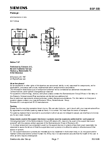 浏览型号BSP550的Datasheet PDF文件第7页