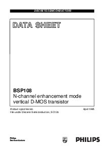 浏览型号BSP108的Datasheet PDF文件第1页