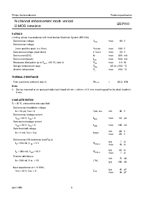 浏览型号BSP110的Datasheet PDF文件第3页