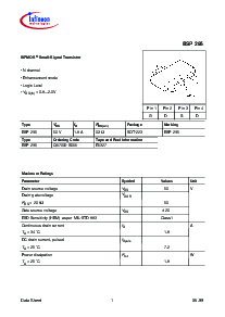 浏览型号BSP295的Datasheet PDF文件第1页