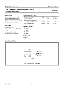 浏览型号BSP206的Datasheet PDF文件第2页