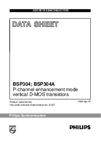 浏览型号BSP304A的Datasheet PDF文件第1页