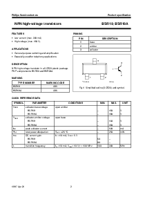 浏览型号BSR19A的Datasheet PDF文件第2页